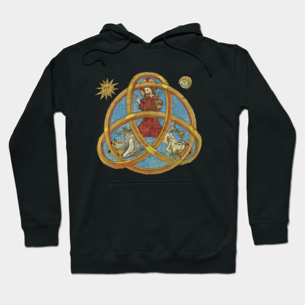 Medieval Astrology Illustration Hoodie by starwilliams